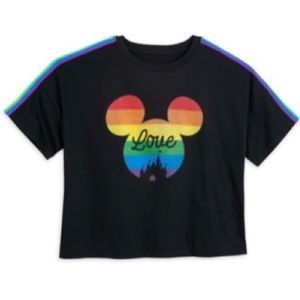 Mickey Pride Love Crop Tee